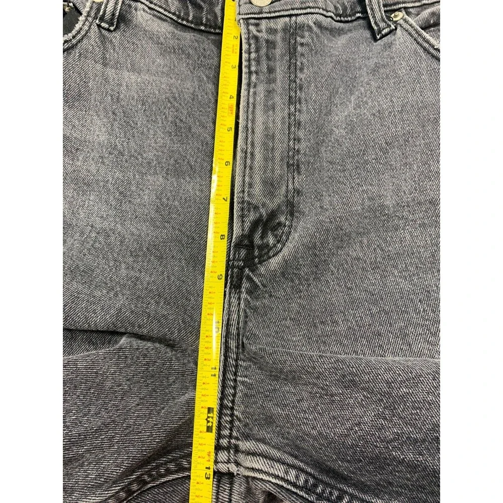 Abercrombie Fitch Jeans Womens 32/ 14 Curve Black 90s Straight Ultra High Rise - Picture 5 of 11